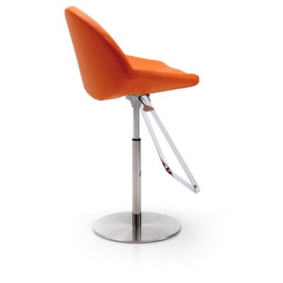 Cattelan Italia Kiss Stool, fabric, synthetic nubuck, micro nubuck, soft leather or synthetic leather-69700