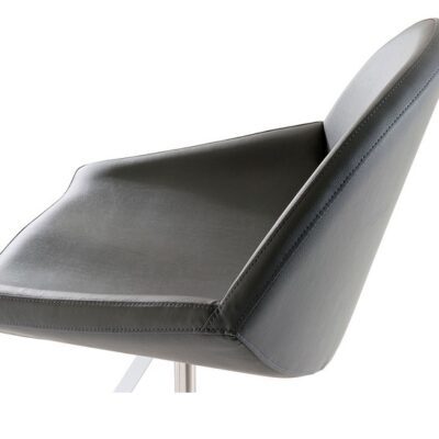 Cattelan Italia Kiss Stool, fabric, synthetic nubuck, micro nubuck, soft leather or synthetic leather-69702