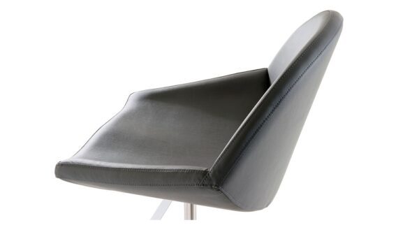 Cattelan Italia Kiss Stool, fabric, synthetic nubuck, micro nubuck, soft leather or synthetic leather-69702