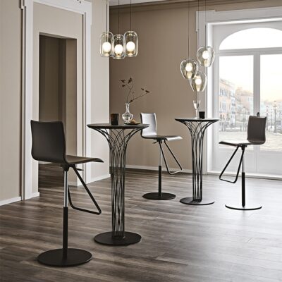 Cattelan Italia Toto Stool, Leather Upholstery-69985