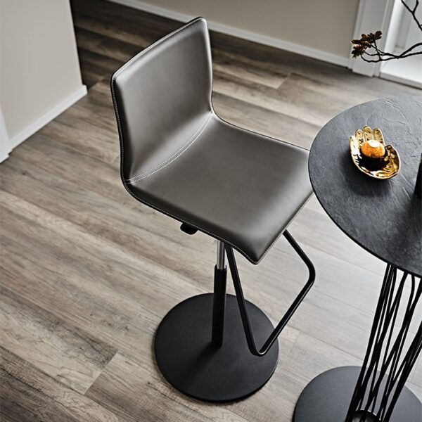 Cattelan Italia Toto Stool, Leather Upholstery-69986