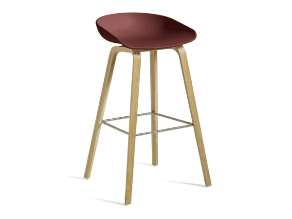 About A Stool AAS 32 Brick Red by Hay