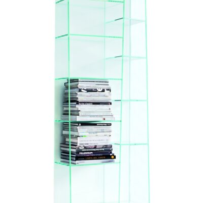 Sovet Italia Delphi Modular Glass Bookshelf Bookcase