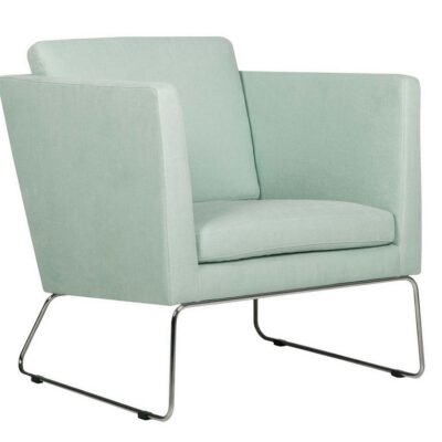 Sits Clark Armchair Upholstered in Fabric, Leather