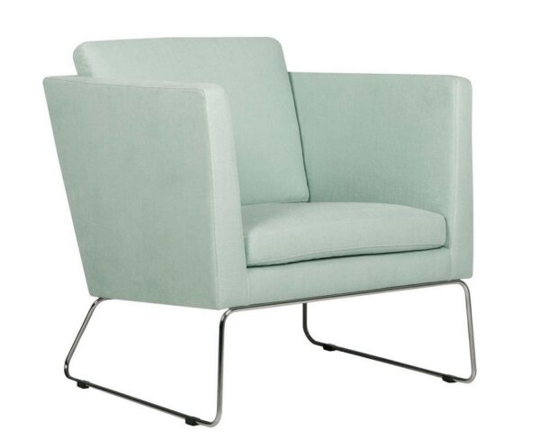 Sits Clark Armchair Upholstered in Fabric, Leather