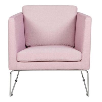 Sits Clark Armchair Upholstered in Fabric, Leather