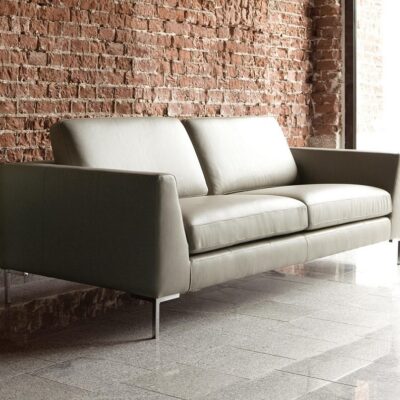 Sits Ohio Modular Sofa Upholstered in Leather