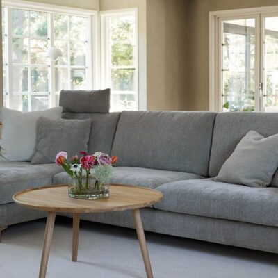 Sits Quattro Modular Sofa Upholstered in Fabric, Leather