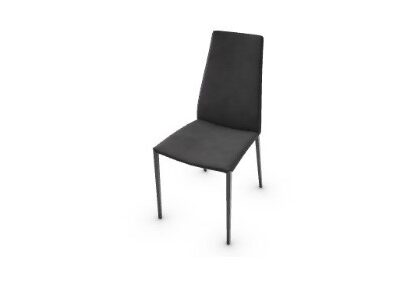 Calligaris Aida 'Regenerated Leather' Dining Chair - Grey