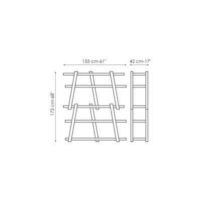 Bonaldo Note Bookcase & Shelves