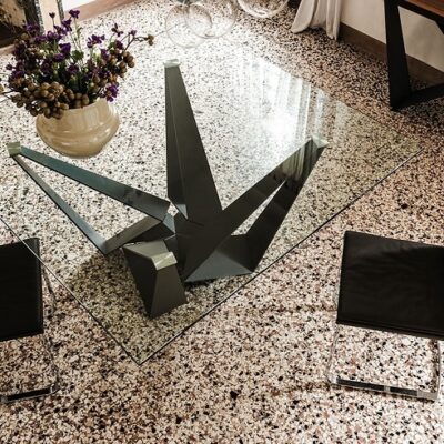 Cattelan Italia Skorpio Glass Dining Table, square, rectangular, shaped-69901