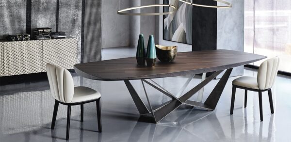 Cattelan Italia Skorpio Wood Dining Table, square, rectangular, shaped-69910