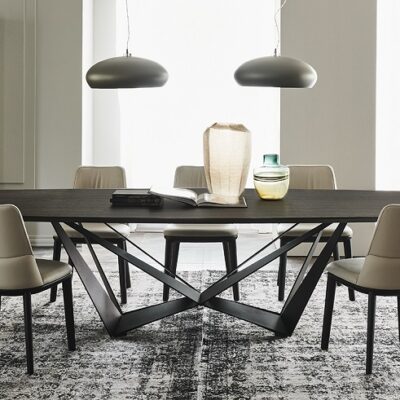 Cattelan Italia Skorpio Wood Dining Table, square, rectangular, shaped-69911