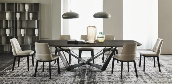 Cattelan Italia Skorpio Wood Dining Table, square, rectangular, shaped-69911