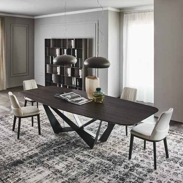 Cattelan Italia Skorpio Wood Dining Table, square, rectangular, shaped-69913