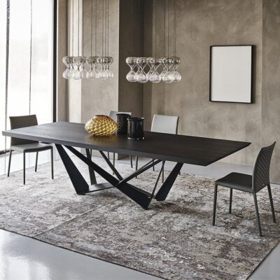 Cattelan Italia Skorpio Wood Dining Table, square, rectangular, shaped-0