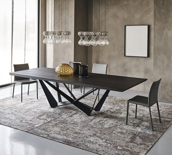 Cattelan Italia Skorpio Wood Dining Table, square, rectangular, shaped-0