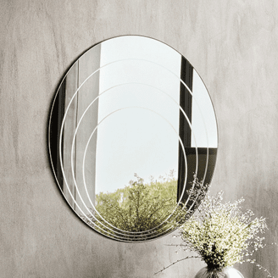 Lune Round Mirror by Connubia Calligaris