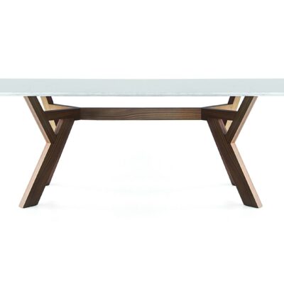 Trigono Rectangular Dining Table By Bross-32799