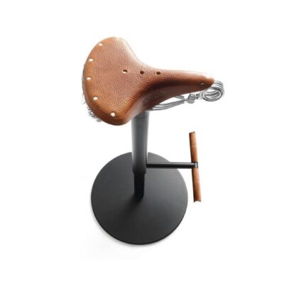 Brooks Leather Saddle Stool By Bross-0