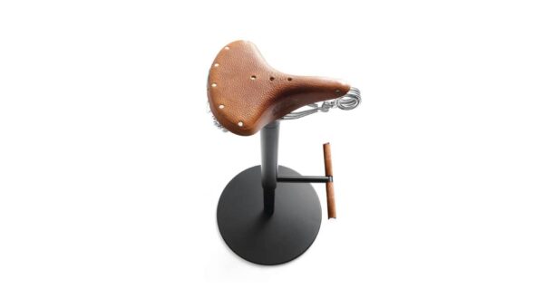 Brooks Leather Saddle Stool By Bross-0