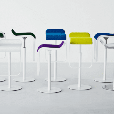 Lem Adjustable Barstool by Lapalma