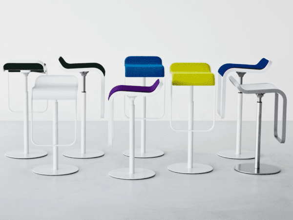 Lem Adjustable Barstool by Lapalma