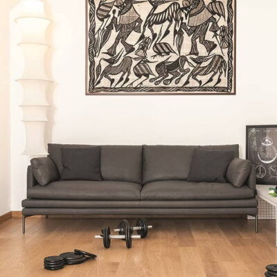 Zanotta William 2 to 3 Seater Sofa 224cm Wide at Urbansuite