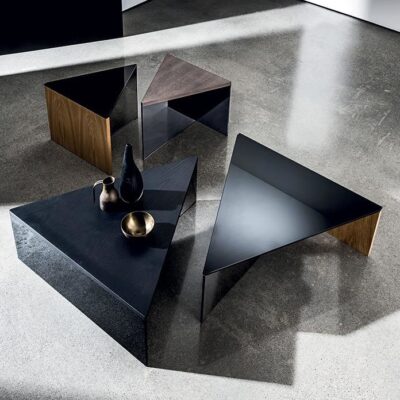 Sovet Italia Regolo Triangular Coffee Table Different Sizes & Colours-0