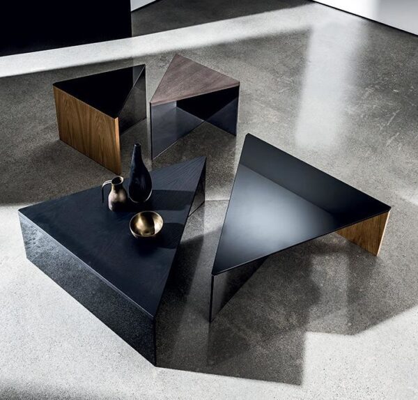 Sovet Italia Regolo Triangular Coffee Table Different Sizes & Colours-0