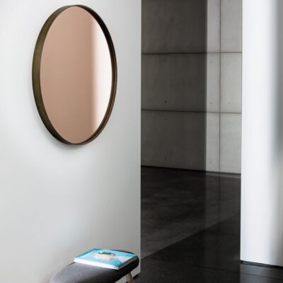 Sovet Italia Visual Round Wall Mirror in Different Sizes & Finishes