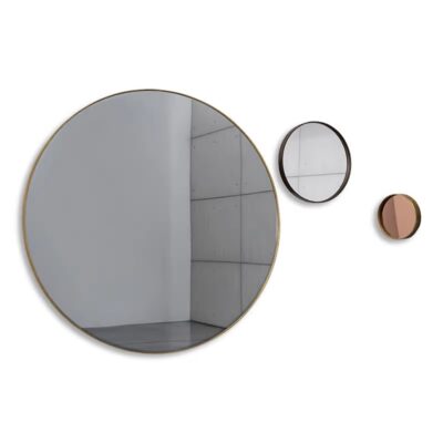 Sovet Italia Visual Round Wall Mirror in Different Sizes & Finishes