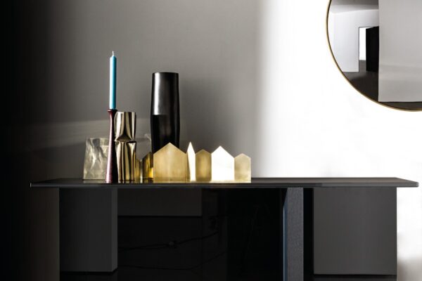 Sovet Italia Regolo Console Table in Different Wood Finishes