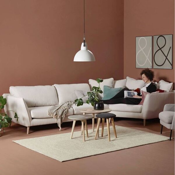 Sits Stella Modular Sofa Upholstered in Fabric, Leather