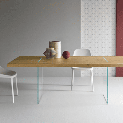 Tavolante Aged Oak Dining Table by Tonelli Design