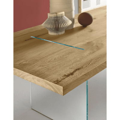 Tavolante Aged Oak Dining Table by Tonelli Design