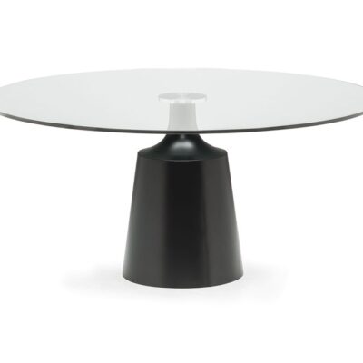 Cattelan Italia Yoda Glass Dining Table, Round-0