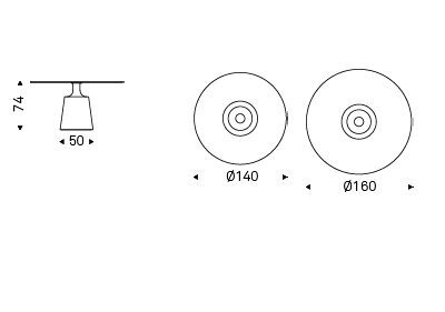 Cattelan Italia Yoda Glass Dining Table, Round-70313