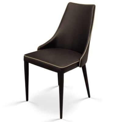 Bontempi Casa Clara Dining Chair with Paint Metal Legs