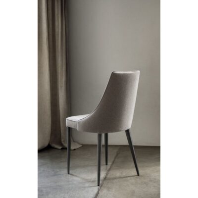 Bontempi Casa Clara Dining Chair with Paint Metal Legs