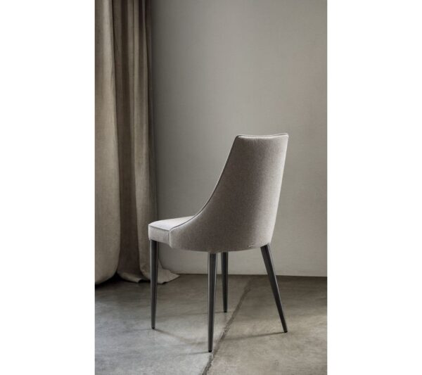 Bontempi Casa Clara Dining Chair with Paint Metal Legs