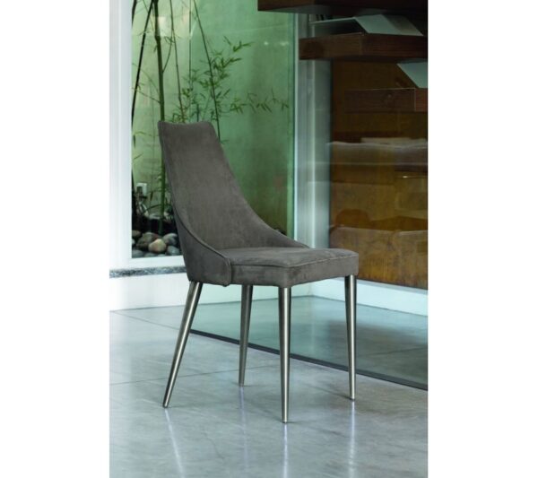 Bontempi Casa Clara Dining Chair with Paint Metal Legs