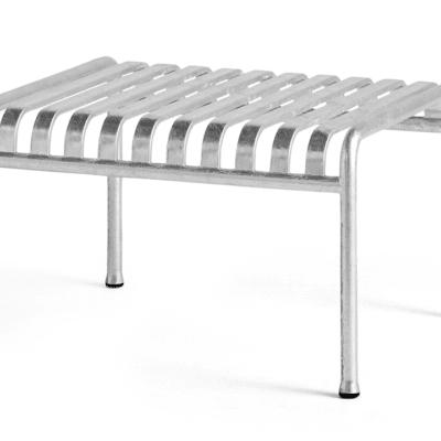 Palissade Hot Galvanised Ottoman by Hay