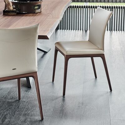 Cattelan Italia Arcadia Low Chair, Fabric, Nubuck, Leather Upholstery-0