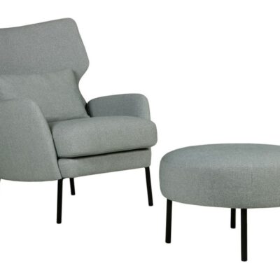 Sits Alex Armchair Upholstered in Fabric and Leather-45703