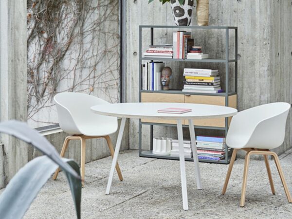 Loop Stand Round Table by Hay