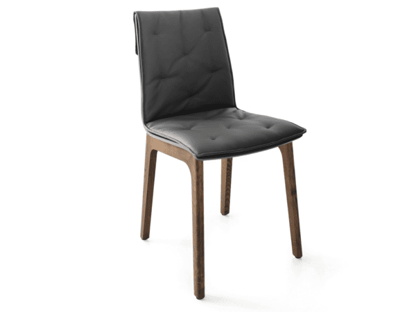 Alfa Wooden Frame with Cushion Chair by Bontempi Casa