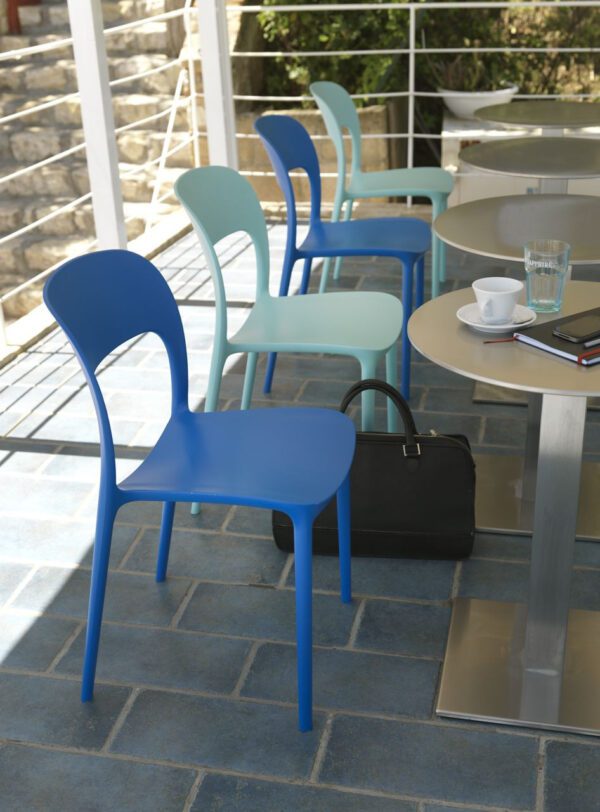 Gipsy Stackable chair by Bontempi Casa. -38836