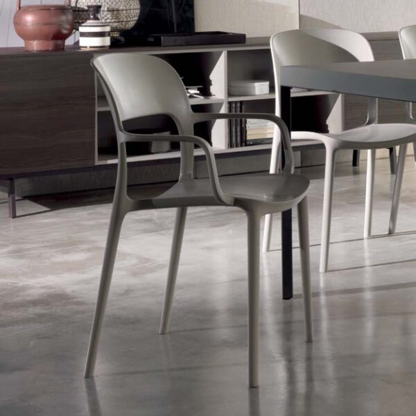 Gipsy Stackable chair by Bontempi Casa. -38838