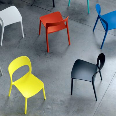 Gipsy Stackable chair by Bontempi Casa. -38834